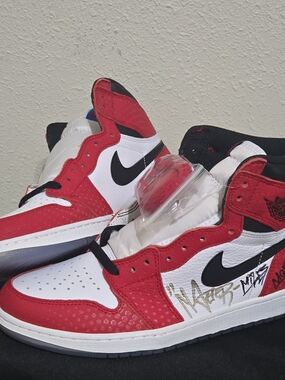 Nike Air Jordan 1 High OG Origin Story ( Sighned By Naji JETER/ Miles Morales)